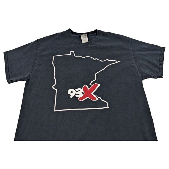 93x Radio Minneapolis Minnesota‎ St. Paul Heavy Metal Rock Tee Shirt - Picture 1 of 10